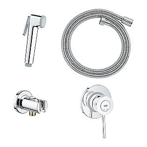 Гигиенический душ Grohe BauClassic 124434 хром купить в интернет-магазине сантехники Sanbest