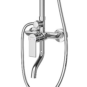 Душевая система BelBagno AURORA-VSCM-CRM хром купить в интернет-магазине сантехники Sanbest