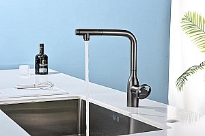 Смеситель для кухни Paulmark Urban Ur213104-BS брашированная сталь купить в интернет-магазине сантехники Sanbest