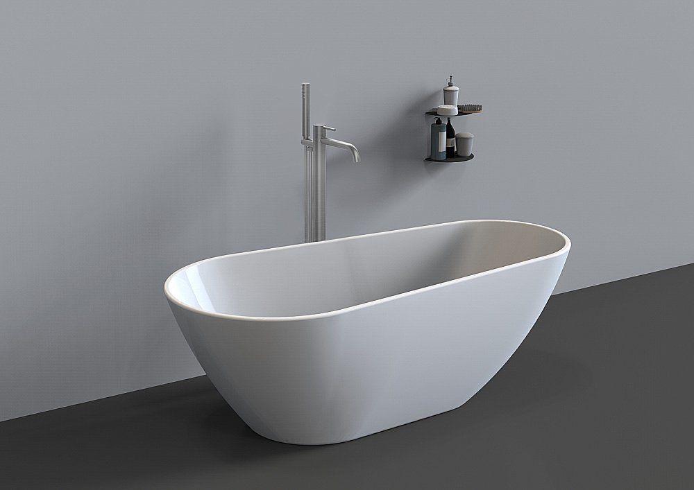 Смеситель для ванны Vincea Desire VTF-1DBN брашированный никель купить в интернет-магазине сантехники Sanbest