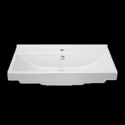 Раковина Sanita luxe Fest 80 FST80SLWB01 белая купить в интернет-магазине Sanbest