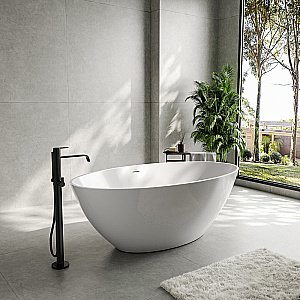 Ванна акриловая Abber 165х90 AB9249-1.6 белая купить в интернет-магазине Sanbest