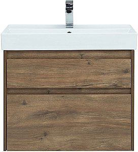 Тумба с раковиной Aquanet Nova Lite 249515 75 дуб рустикальный для ванной в интернет-магазине Sanbest