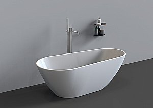 Смеситель для ванны Vincea Desire VTF-1DBN брашированный никель купить в интернет-магазине сантехники Sanbest