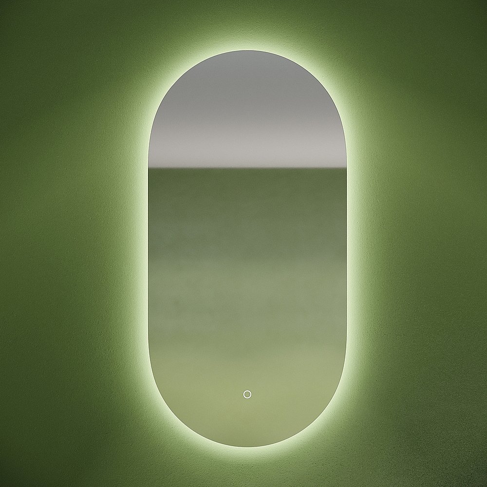 Зеркало Sancos Oval OV45C зеркальное в ванную от интернет-магазине сантехники Sanbest