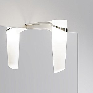 Зеркало Aqwella Леон-МР 40 белое в ванную от интернет-магазине сантехники Sanbest