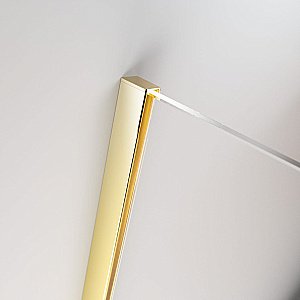 Душевое ограждение Radaway Furo SL Gold Walk-in 110 10306588-09-01 стекло прозрачное/профиль золото купить в интернет-магазине Sanbest
