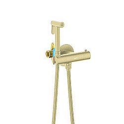 Гигиенический душ Aquatek Оберон AQ1027BG золото шлифованное купить в интернет-магазине сантехники Sanbest