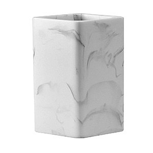 Стакан WasserKRAFT Ems K-1628 белый мрамор купить в интернет-магазине сантехники Sanbest