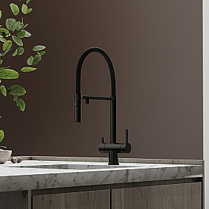 Смеситель для кухни Sancos Imola SC4010MB черный матовый купить в интернет-магазине сантехники Sanbest