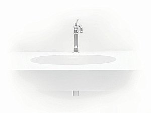 Раковина под столешницу Montebianco PIETRO DUE 11023 белая матовая купить в интернет-магазине Sanbest