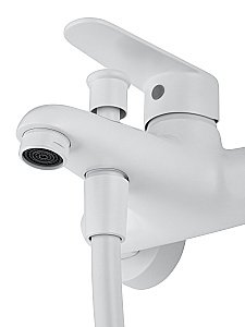 Смеситель для ванны с душем WONZON & WOGHAND ALFA WW-AE3204-MW белый матовый купить в интернет-магазине сантехники Sanbest
