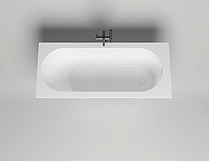 Ванна Salini ORNELLA KIT S-Stone 169x70 102423M белая матовая купить в интернет-магазине Sanbest