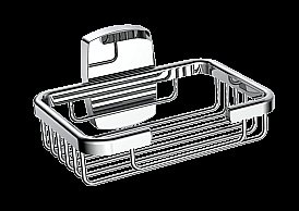 Мыльница CeramaLux Cube 12605A хром купить в интернет-магазине сантехники Sanbest