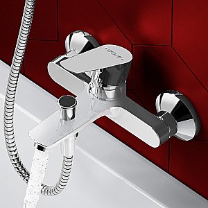 Смеситель для ванны Dorff Prime New D4011000 хром купить в интернет-магазине сантехники Sanbest