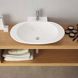 Раковина накладная BelBagno 60 BB3060KL белая купить в интернет-магазине Sanbest