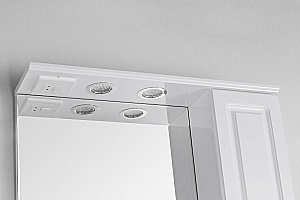 Зеркало со шкафом Style Line Олеандр-2 65/С ЛС-00000202 светлое дерево в ванную от интернет-магазине сантехники Sanbest