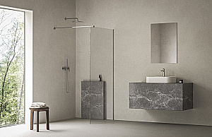 Душевое ограждение Ravak Walk-In Air Wall 100 GW9WA0C00Z1C профиль хром/стекло прозрачное купить в интернет-магазине Sanbest