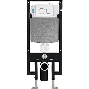 Инсталляция для унитаза WeltWasser WW AMBERG 497 WT с белой кнопкой купить в интернет-магазине сантехники Sanbest