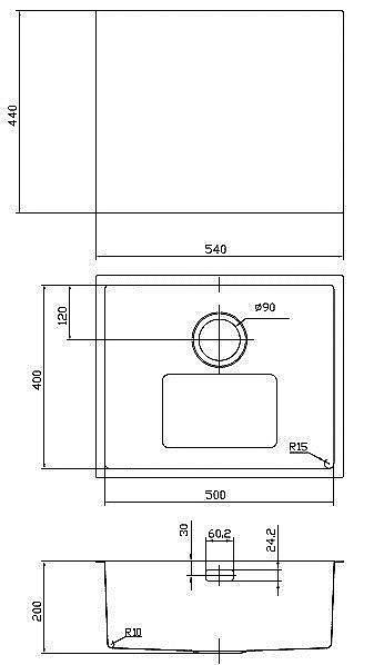 Кухонная мойка &quot;шелк&quot; IDDIS Edifice EDI54S0i77 купить в интернет-магазине сантехники Sanbest
