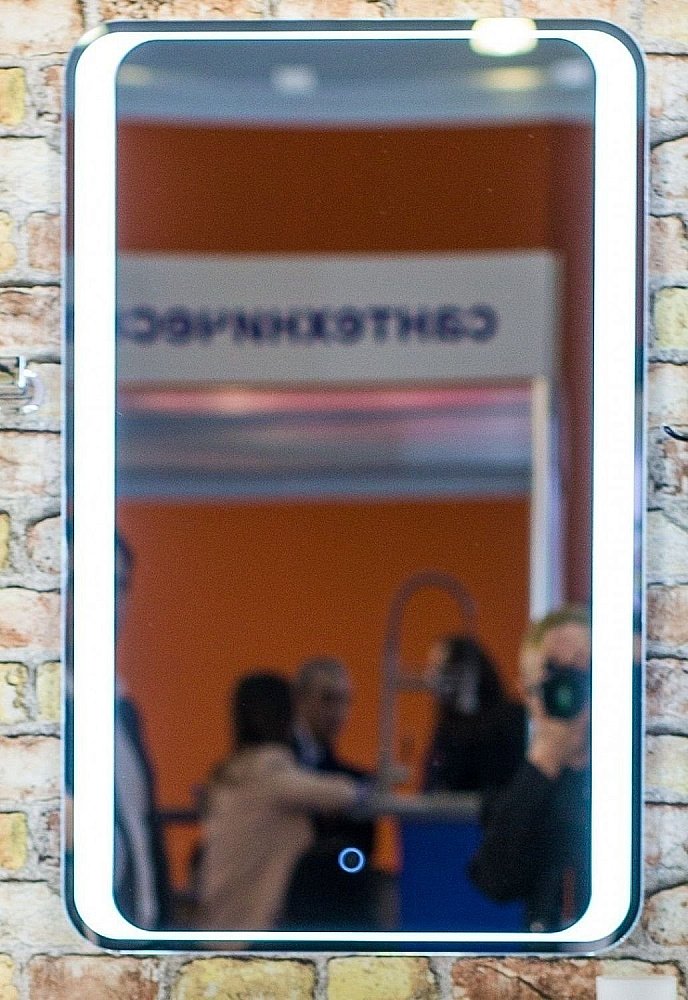 Зеркало Art&Max ELEGANT AM-Ele-600-800-DS-F в ванную от интернет-магазине сантехники Sanbest