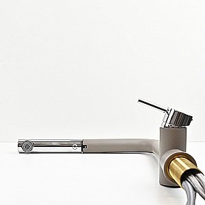 Смеситель для кухни PAINI Cox HD72566CR1KM нежный трюфель купить в интернет-магазине сантехники Sanbest