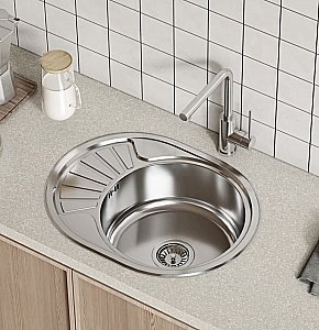 Кухонная мойка Iddis Suno SUN60PDi77 60 сталь купить в интернет-магазине сантехники Sanbest