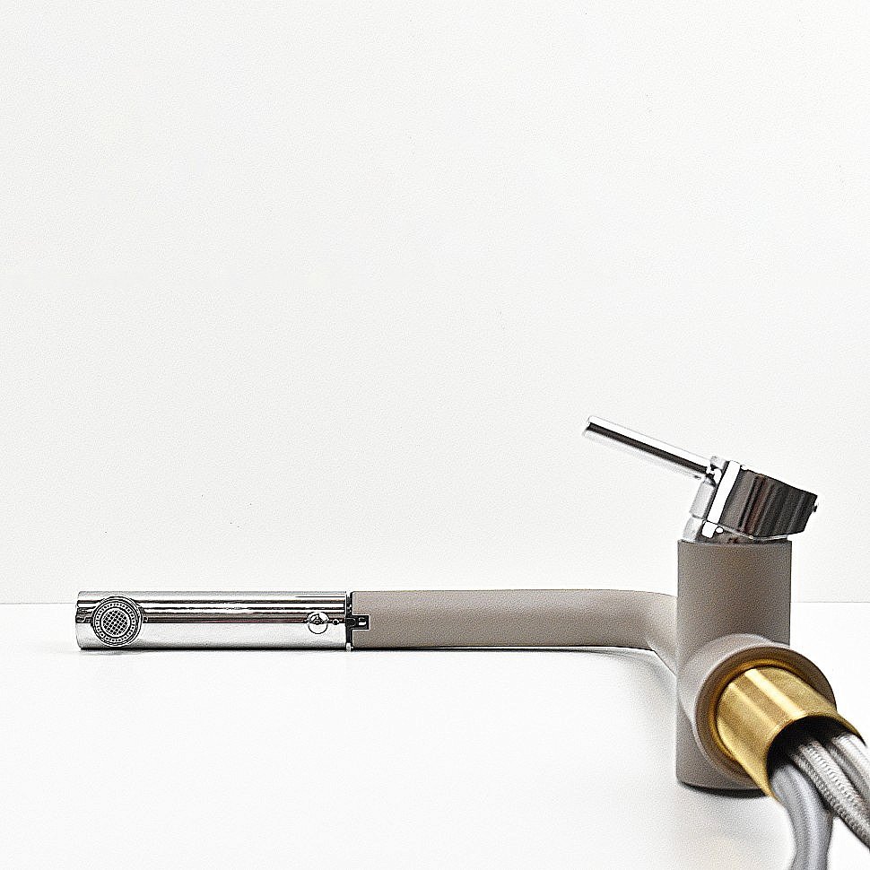 Смеситель для кухни PAINI Cox HD72566CR1KM нежный трюфель купить в интернет-магазине сантехники Sanbest