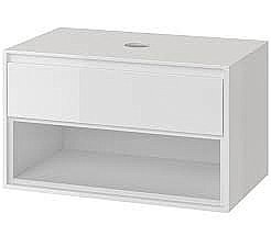 Тумба с раковиной Excellent TUTO MLEX.0102.800.WHWH 80 белая для ванной в интернет-магазине Sanbest