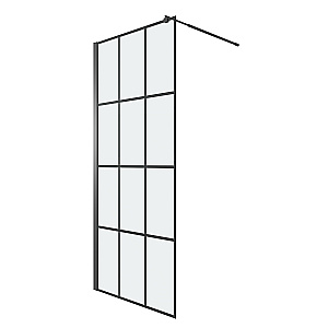 Душевая перегородка Niagara Eco NG-552-70BLACK 70 профиль черный/стекло клетка купить в интернет-магазине Sanbest