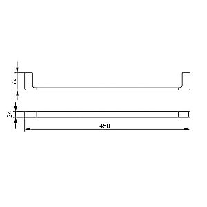 Полотенцедержатель Aquanet 5718 купить в интернет-магазине сантехники Sanbest