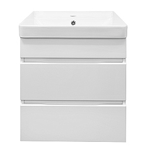 Тумба с раковиной Azario Эстима 50/2 CS00094637 белый глянцевый для ванной в интернет-магазине Sanbest