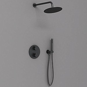 Душевая система Vincea VSFW-101TMB черная матовая купить в интернет-магазине сантехники Sanbest