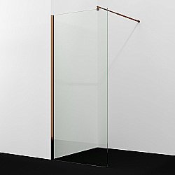 Душевое ограждение WasserKRAFT Rur 30W40RG 120 профиль розовое золото/стекло прозрачное купить в интернет-магазине Sanbest