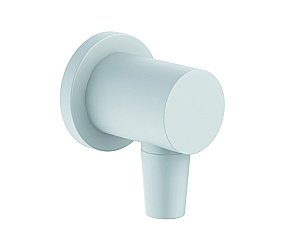 Подключение для шланга Kludi Nova Fonte Puristic 2054353-15 белый матовый купить в интернет-магазине сантехники Sanbest