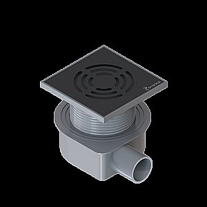 Душевой трап Boheme Smart Design 10 984-10-B черный купить в интернет-магазине Sanbest