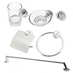 Набор аксессуаров Orange Y01-888cr хром купить в интернет-магазине сантехники Sanbest