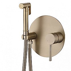 Гигиенический душ Abber EMOTION AF8826G золото матовое купить в интернет-магазине сантехники Sanbest