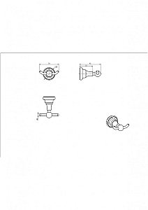 Крючок CeramaLux Elegance 95801 черный матовый купить в интернет-магазине сантехники Sanbest