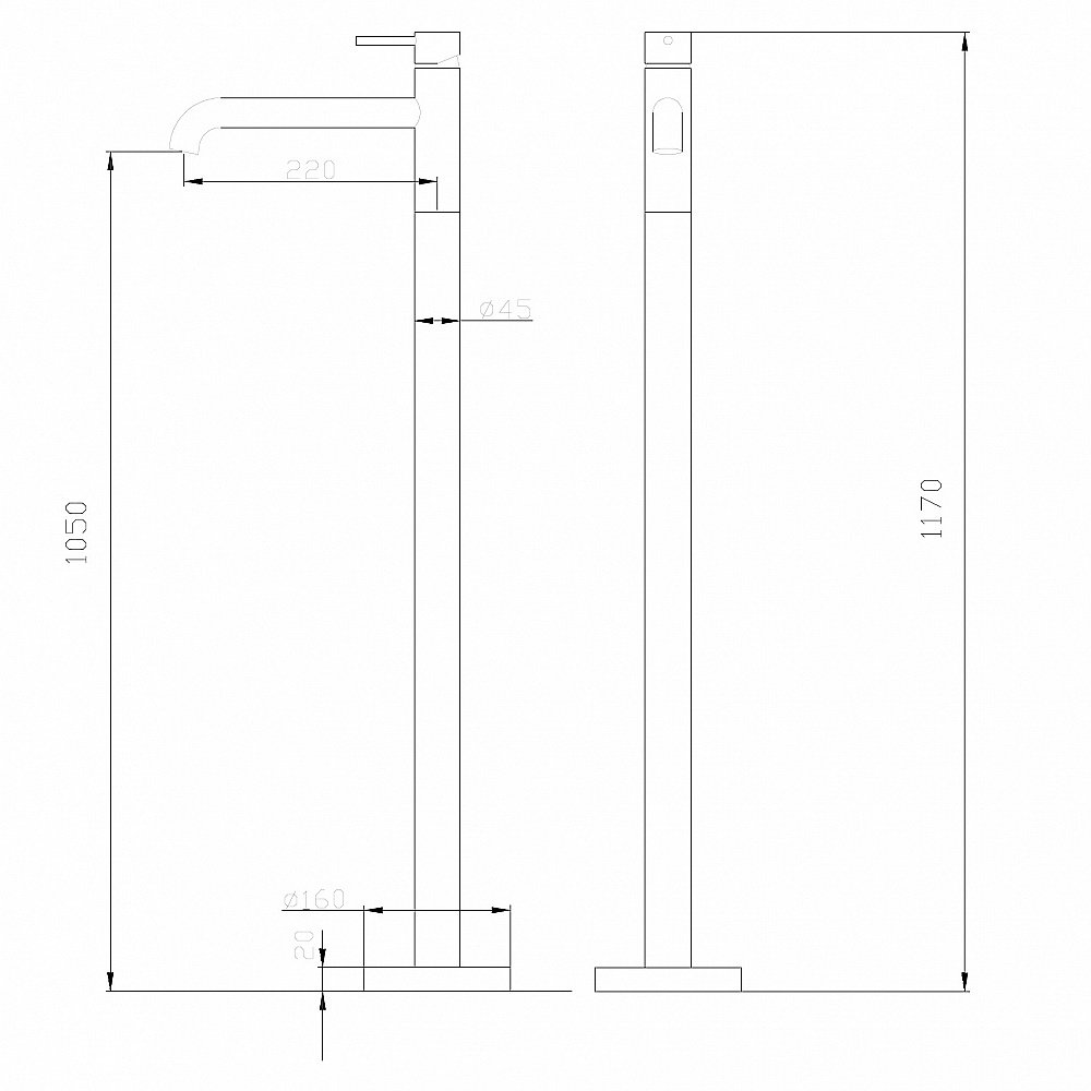 Смеситель для раковины Abber Wasser Kreis AF8140RG розовое золото купить в интернет-магазине сантехники Sanbest