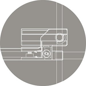 Душевая дверь Cezares Slider B-1-90/100 хром тонированный купить в интернет-магазине Sanbest