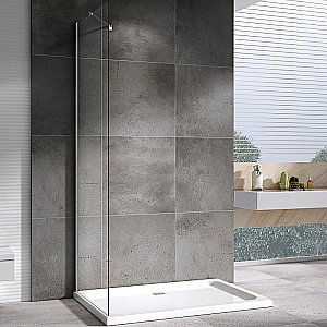Душевое ограждение Abber Zart 80 Z80 стекло прозрачное/профиль хром купить в интернет-магазине Sanbest