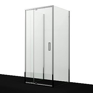 Душевой уголок WasserKRAFT Berkel 48P 48P43 90х90 профиль серебристый/стекло прозрачное купить в интернет-магазине Sanbest
