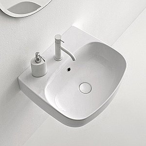 Раковина Kerasan Nolita 50 534001*1 белая купить в интернет-магазине Sanbest