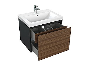 Мебель для ванной Cersanit GRANDE 60 черный орех для ванной в интернет-магазине Sanbest