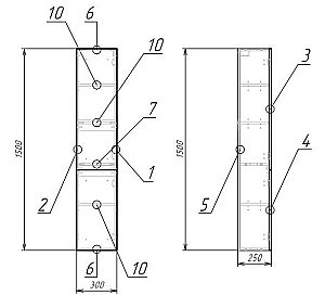 Пенал CERSANIT LARA SB-SL-LAR/Wh для ванной в интернет-магазине сантехники Sanbest