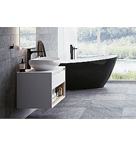 Ванна акриловая Excellent Comfort 2.0 WAEX.CMP2.17WB 175x74 черная, белая купить в интернет-магазине Sanbest