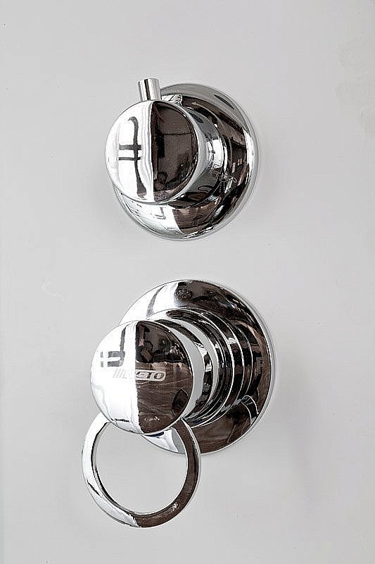 Душевая кабина DTO Серия ЕМ ЕМ2710 LED 100x100 купить в интернет-магазине Sanbest