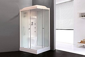 Душевая кабина Royal Bath RB8120HP7-WC 120x80 профиль белый/стекло матовое купить в интернет-магазине Sanbest