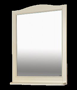 Зеркало Misty Лувр 75x100 слоновая кость в ванную от интернет-магазине сантехники Sanbest